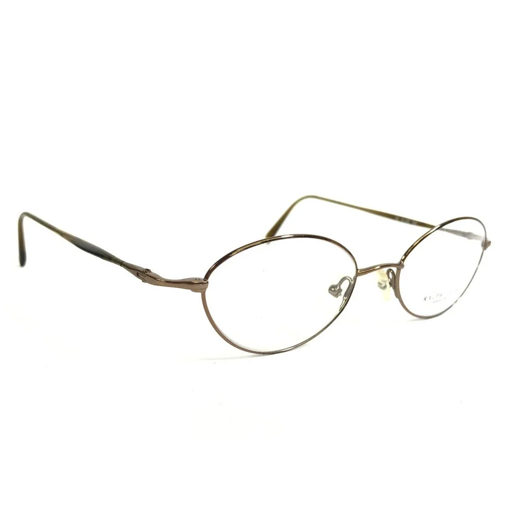 Vintage Ralph Lauren Petite Eyeglasses Frames RL1352 R94 Gold Brown 49-18-135